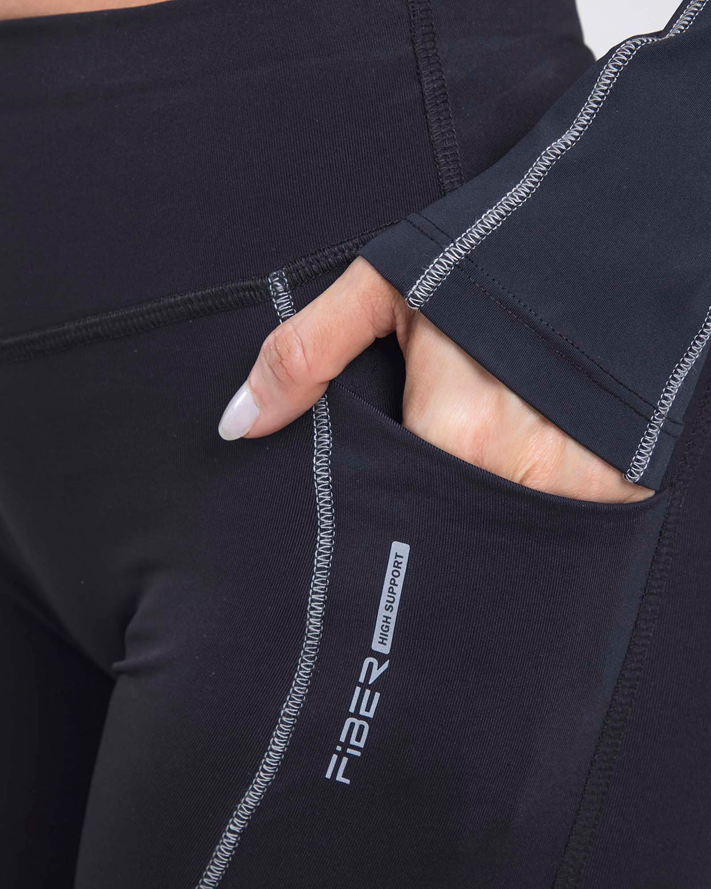 Leggings Negro Fiber