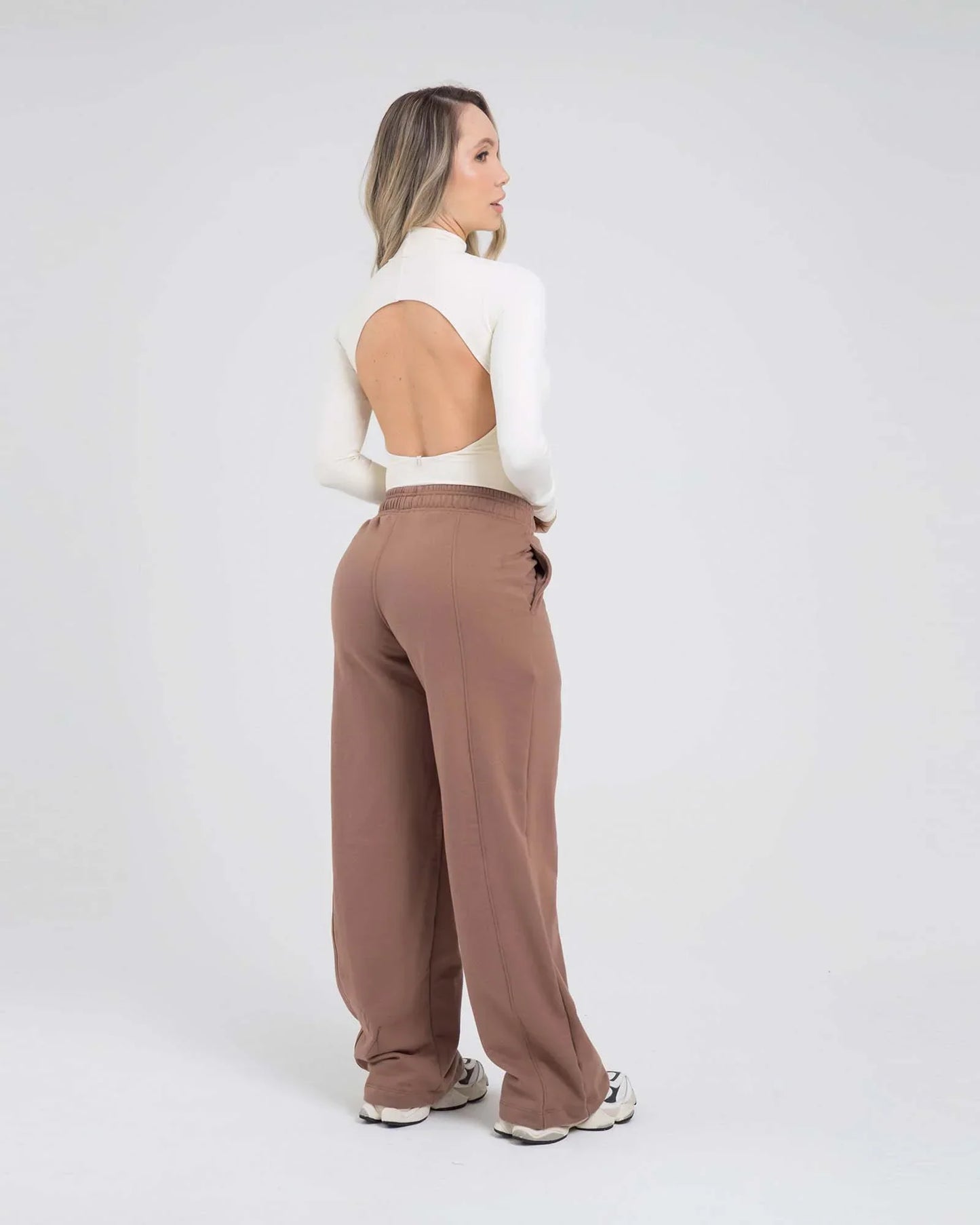 Pantalon Cafe claro Fiber