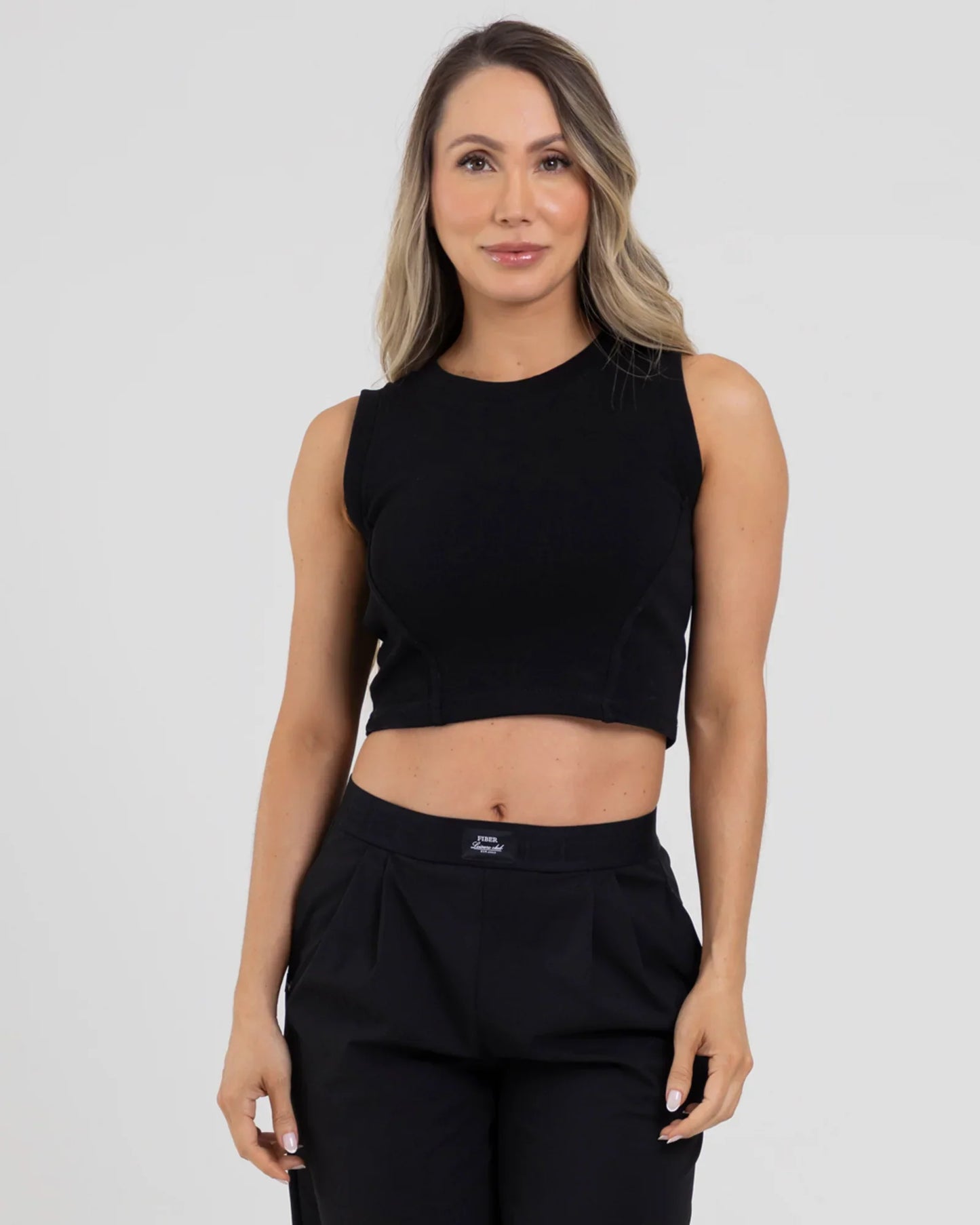 Camiseta Negro Fiber