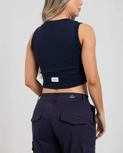 Camiseta Azul Fiber