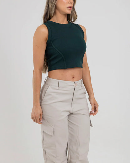 Camiseta Verde Fiber