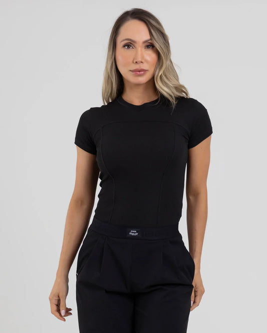 Camiseta Negro Fiber