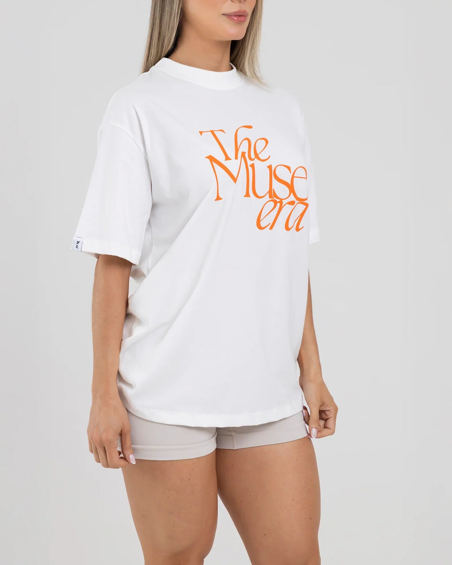 Camiseta Overside Blanco Fiber