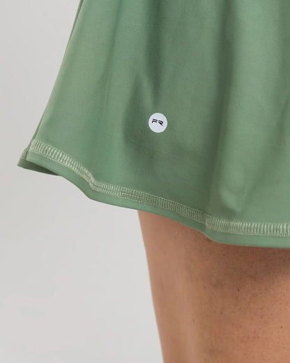 Vestido Corto Verde Fiber