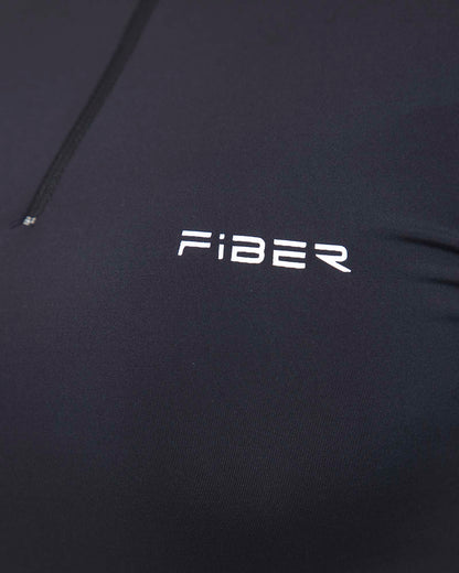 Camibuso Negro Fiber