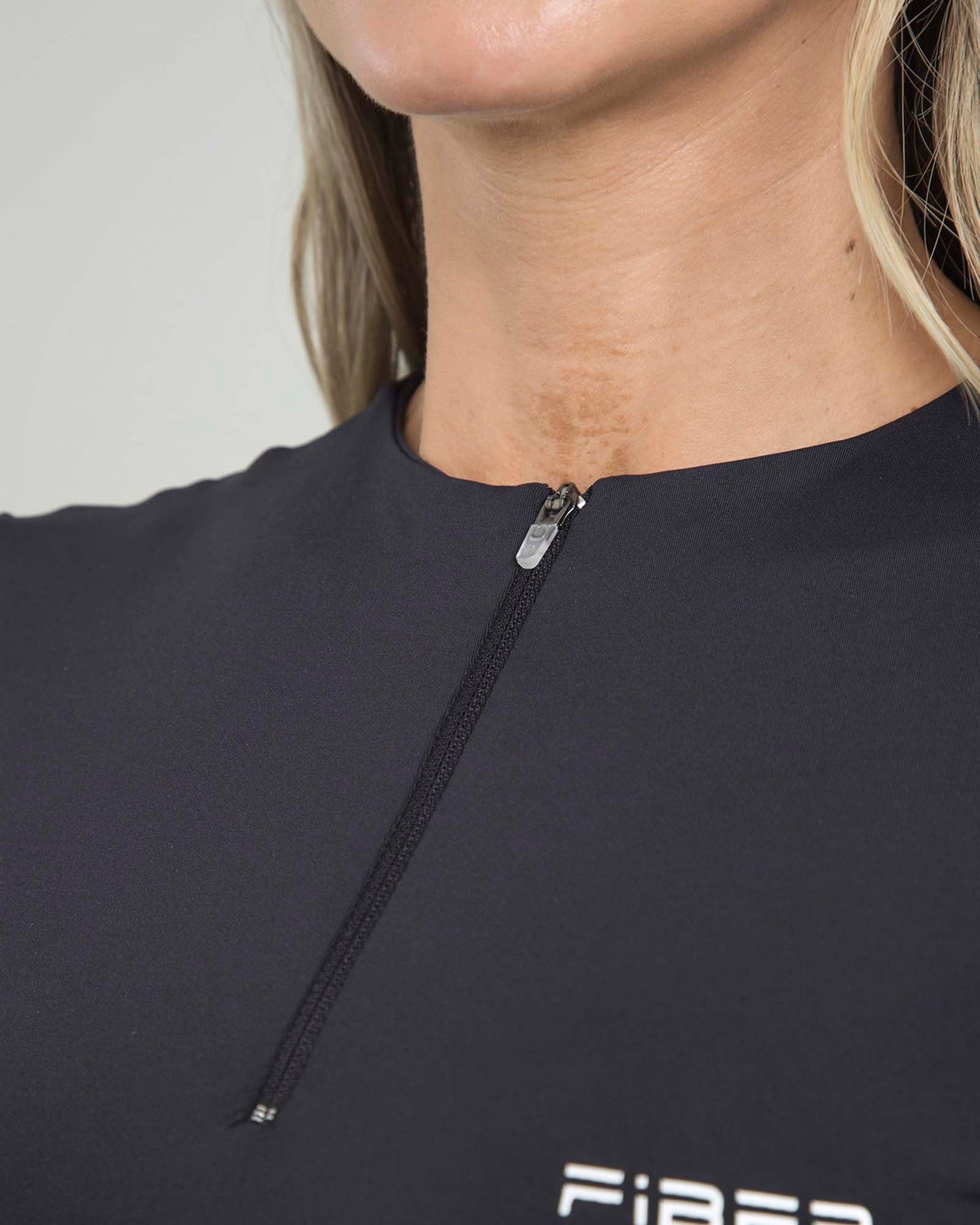 Camibuso Negro Fiber