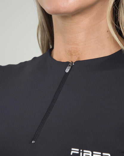 Camibuso Negro Fiber