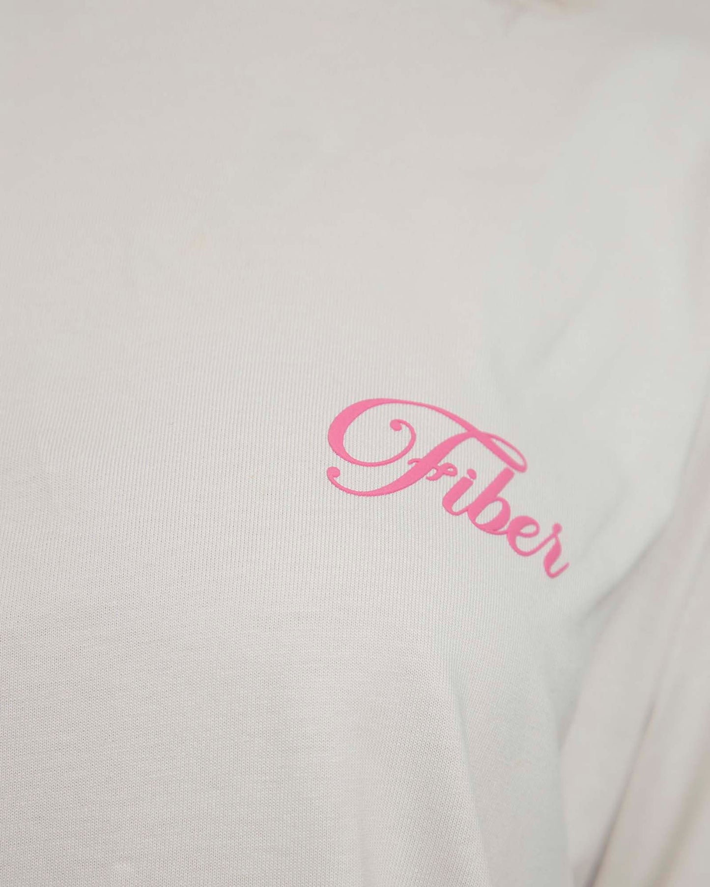 Camiseta Overside Crema Fiber