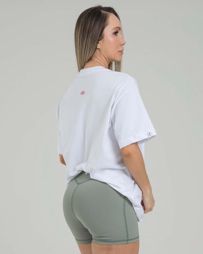 Camiseta Overside Blanco Fiber