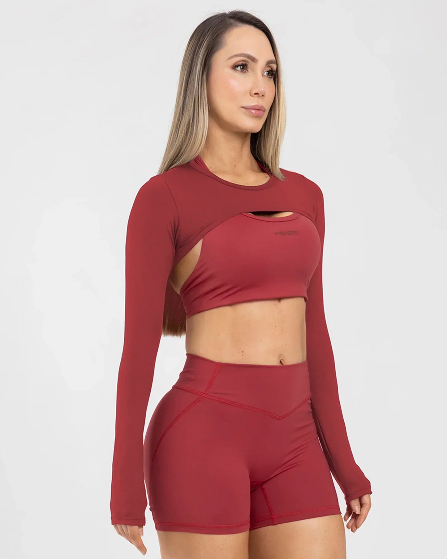 Top Complemento Rojo Fiber