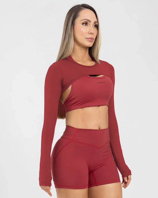 Top Complemento Rojo Fiber