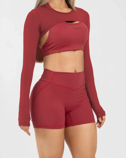 Top Complemento Rojo Fiber