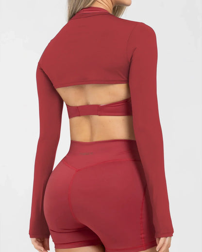 Top Complemento Rojo Fiber