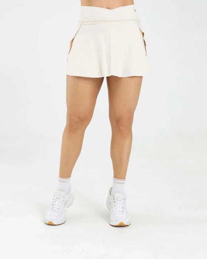 Falda Beige Fiber