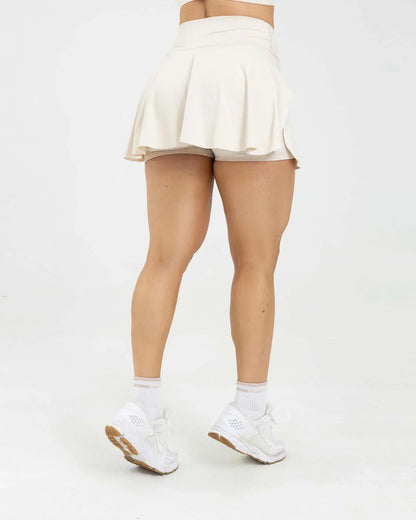 Falda Beige Fiber