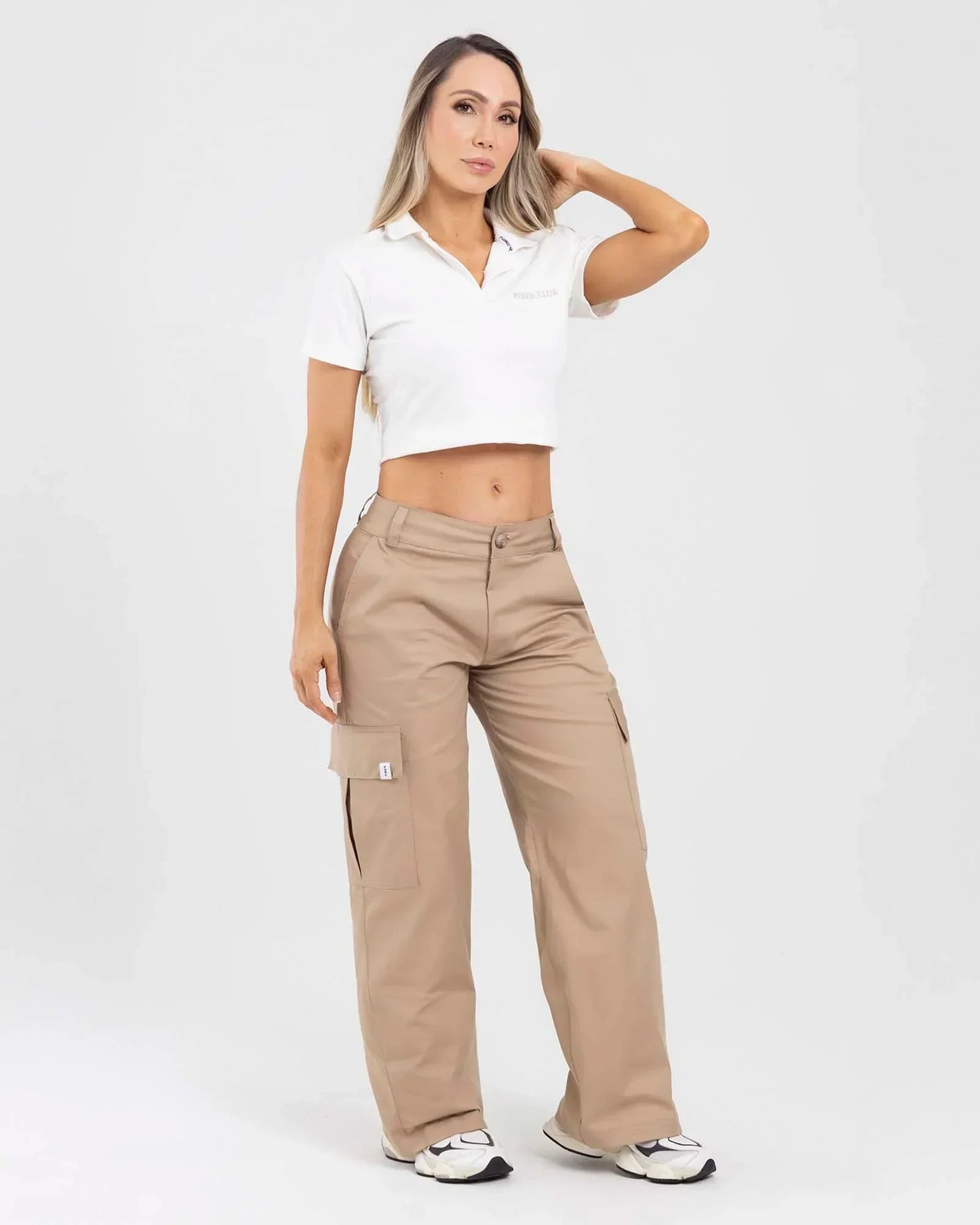Pantalon Beige Fiber