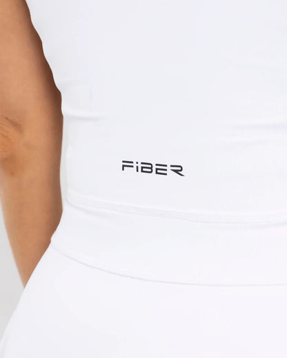 Vestido Corto Blanco Fiber