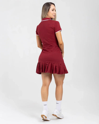 Vestido Corto Rojo Fiber