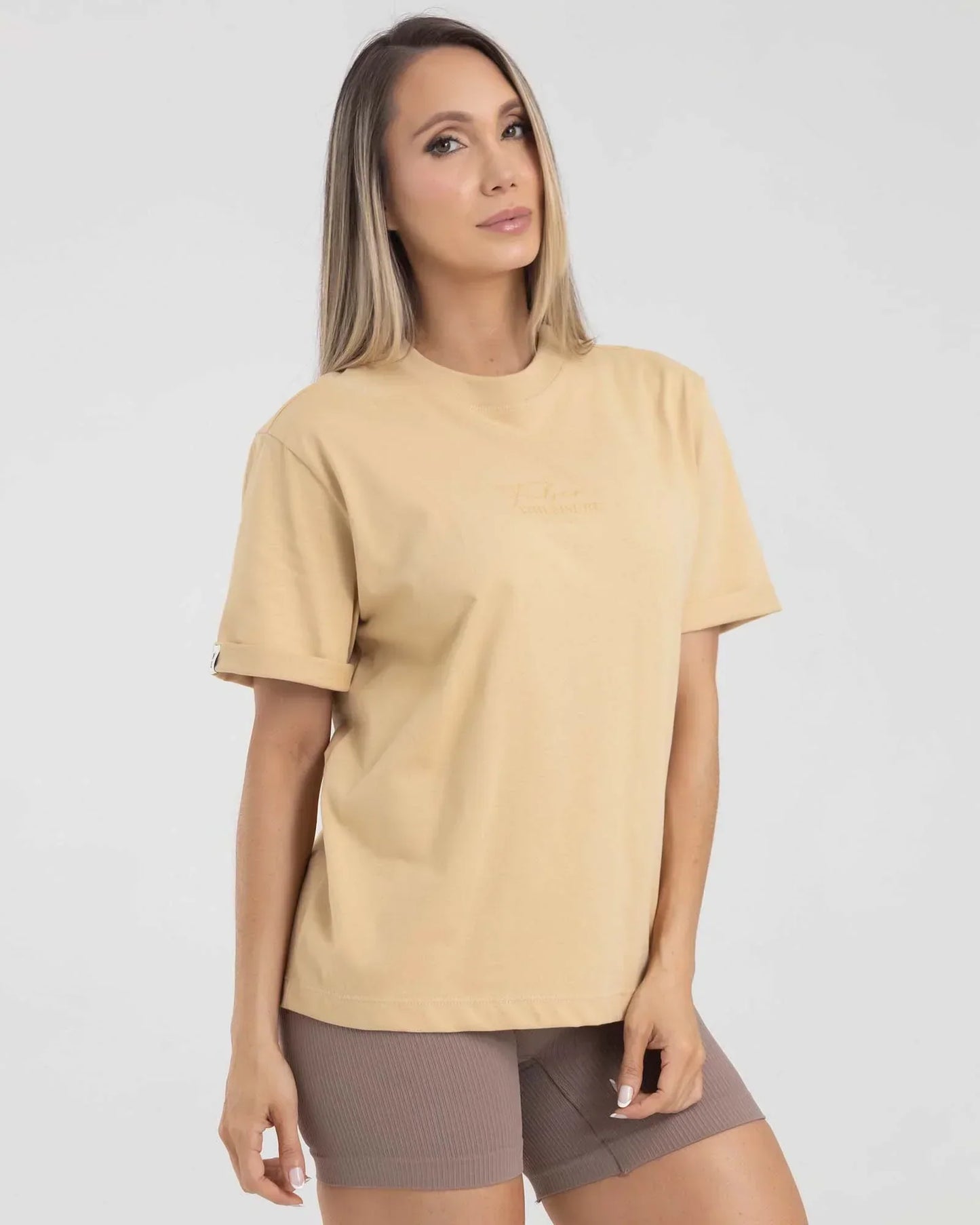 Camiseta Overside Nude Fiber