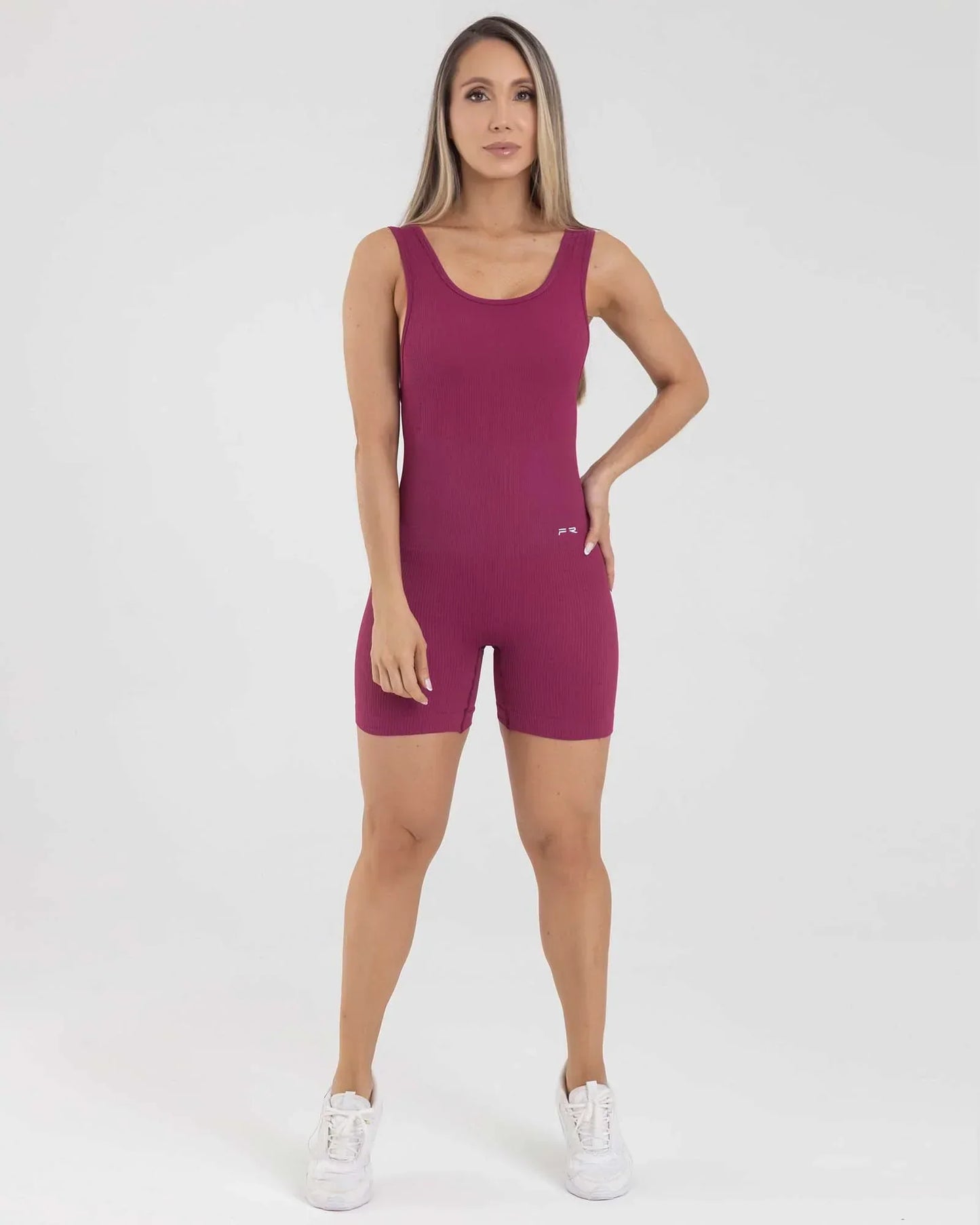 Enterizo Short Fucsia Fiber