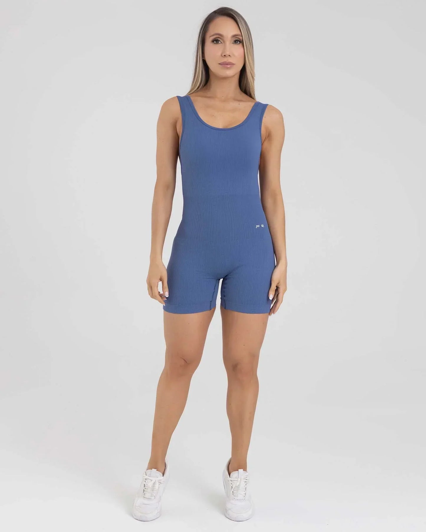 Enterizo Short Azul Fiber