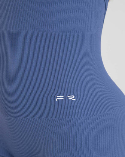 Enterizo Short Azul Fiber