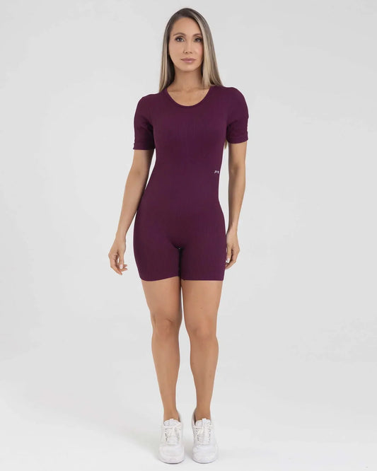 Enterizo Short Morado Fiber