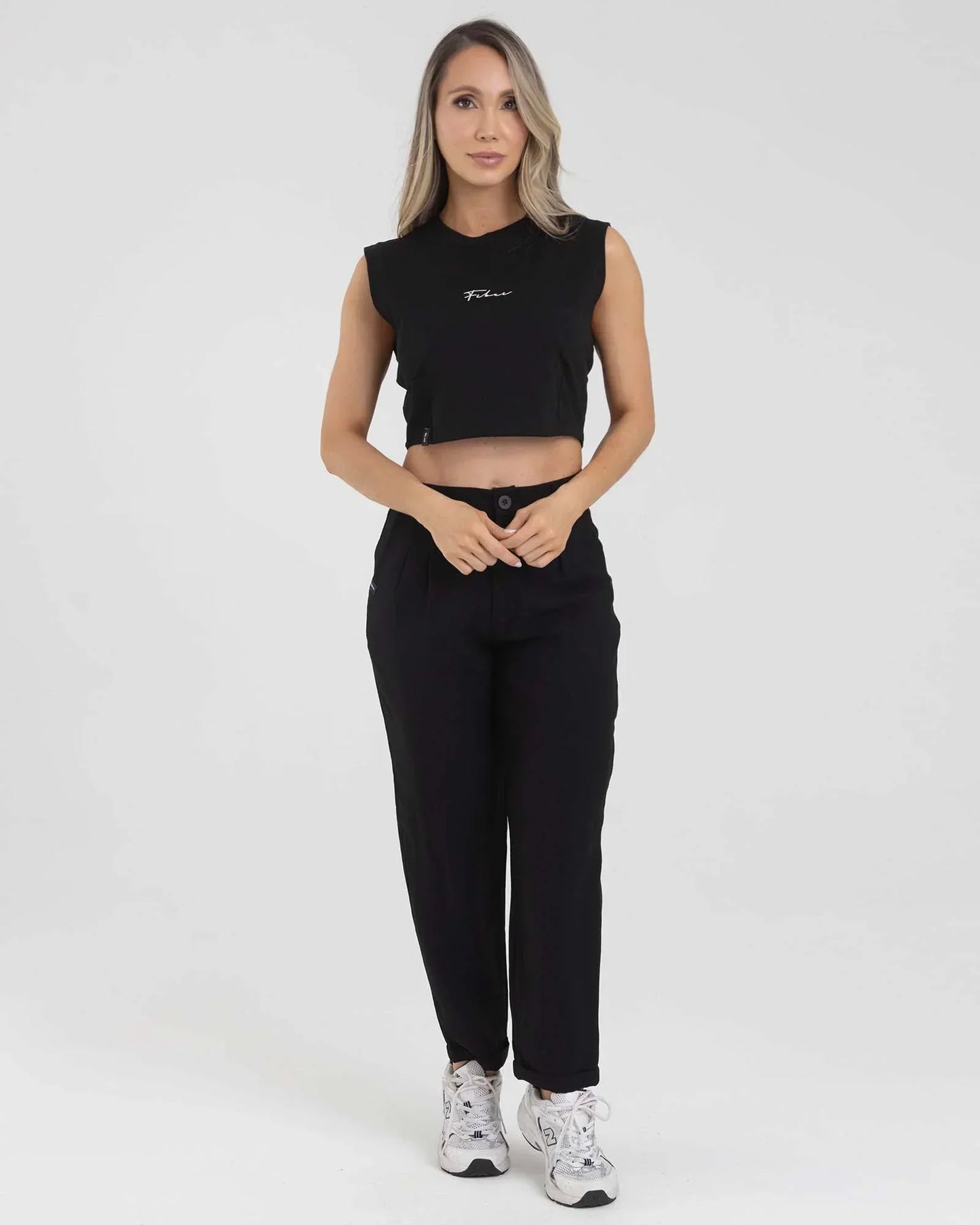 Pantalon Negro Fiber
