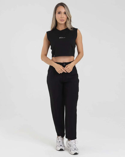Pantalon Negro Fiber