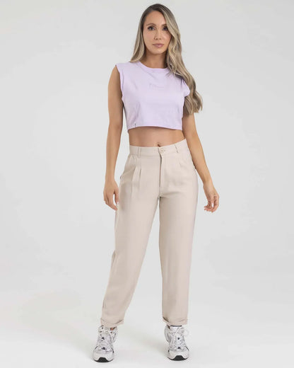 Pantalon Beige Fiber