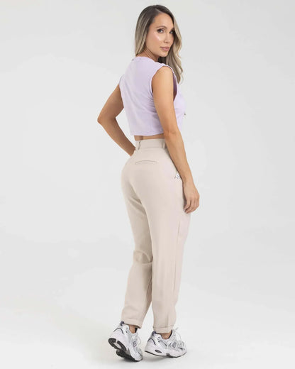 Pantalon Beige Fiber