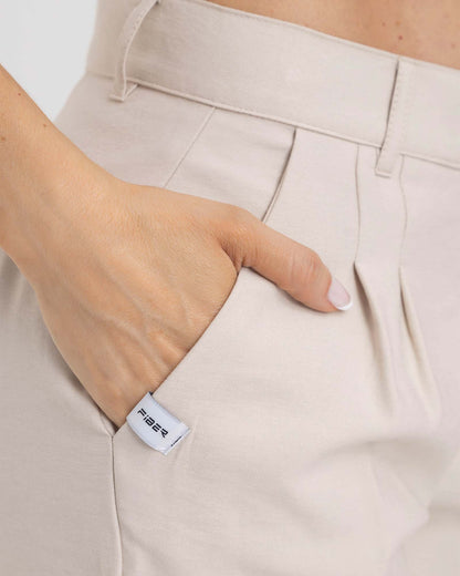 Pantalon Beige Fiber