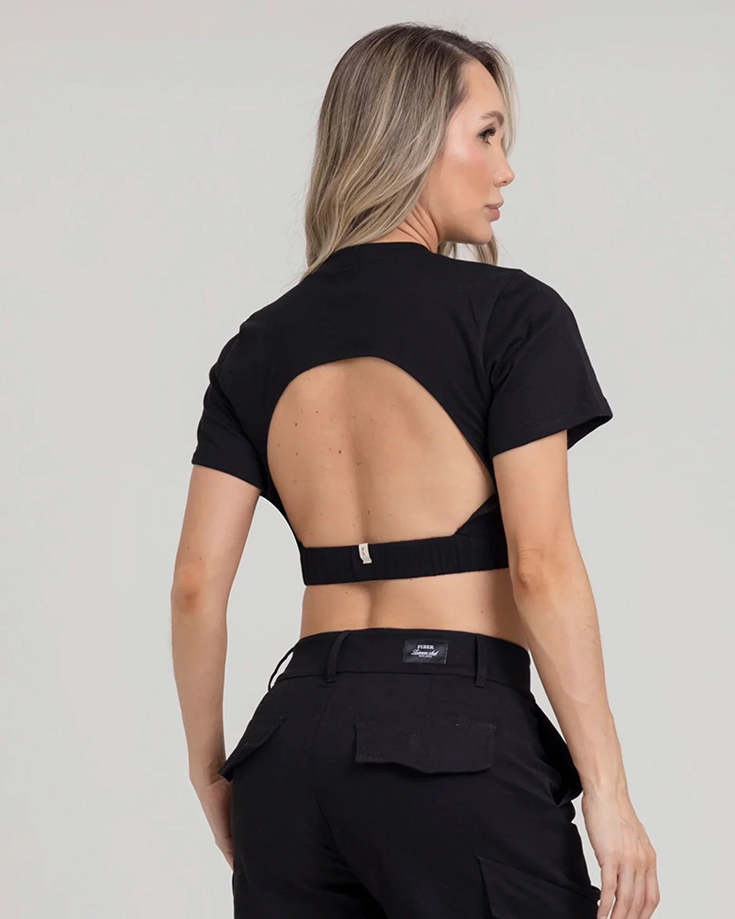 Blusa Negro Fiber