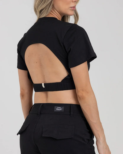 Blusa Negro Fiber