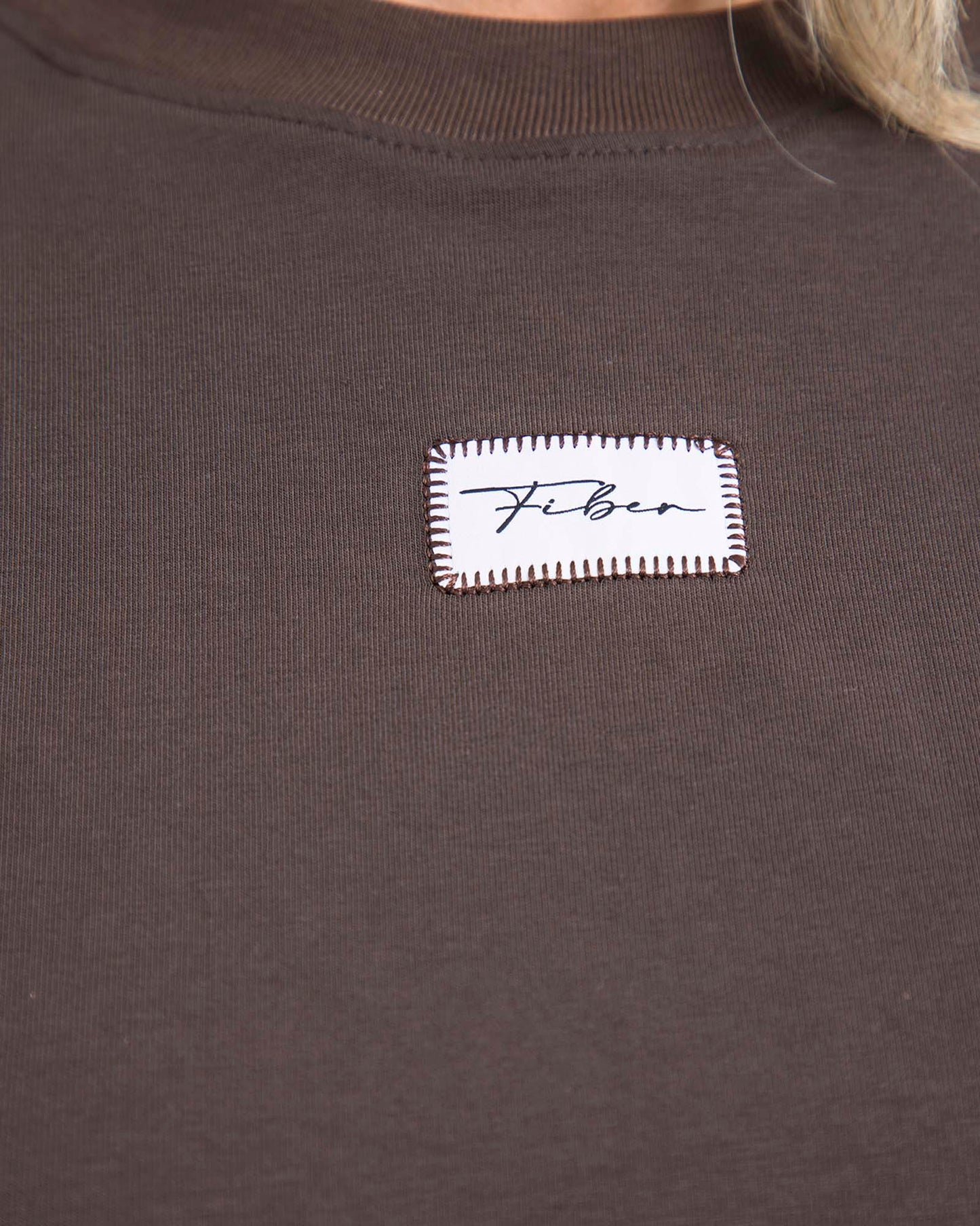 Camiseta Crop Cafe Fiber