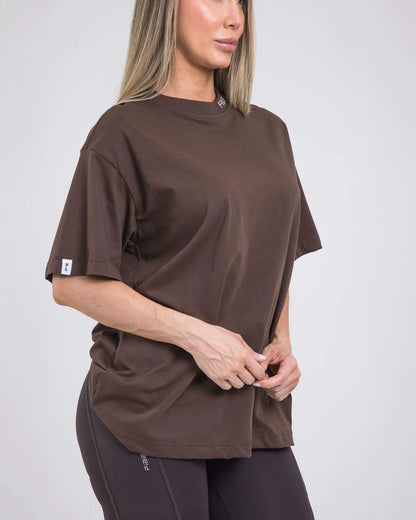 Camiseta Overside Cafe Fiber