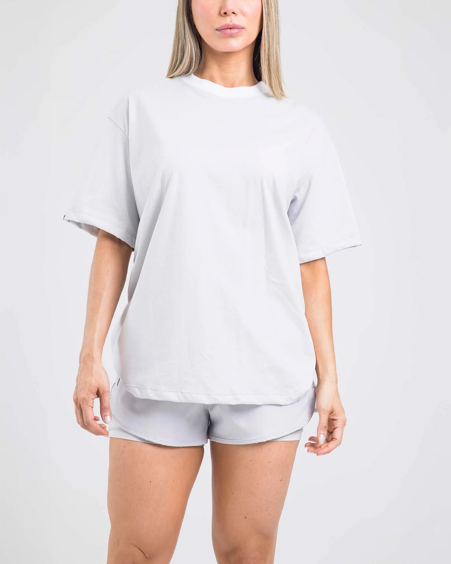 Camiseta Overside Gris Fiber