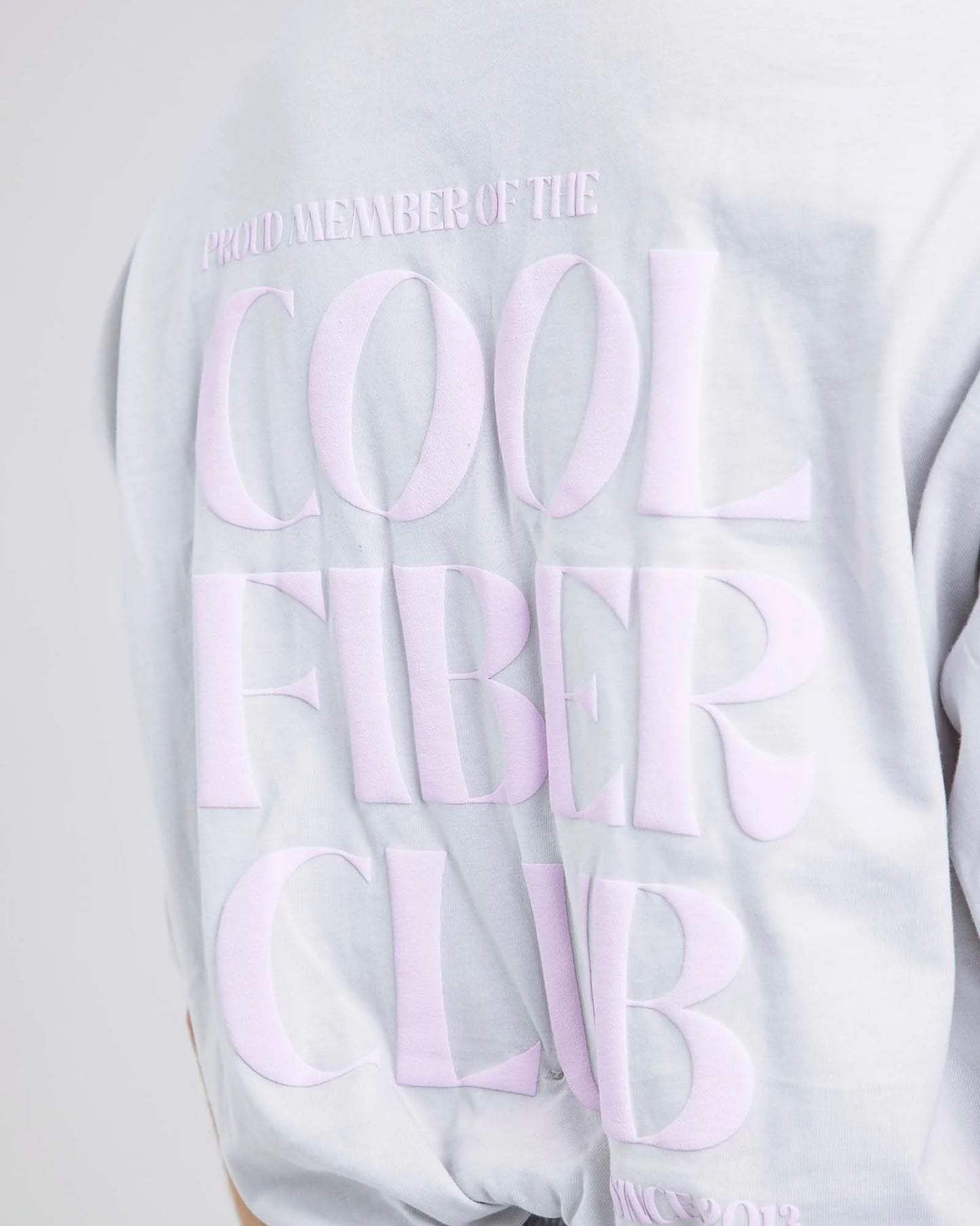 Camiseta Overside Gris Fiber