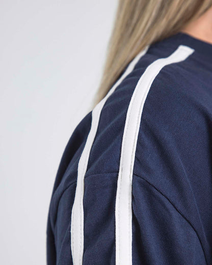 Camiseta Overside Azul Fiber