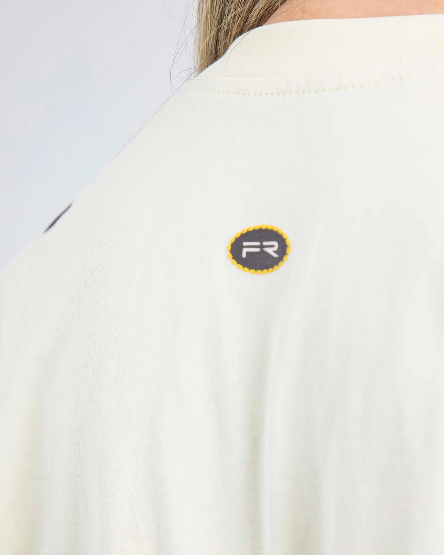 Camiseta Overside Amarillo Fiber