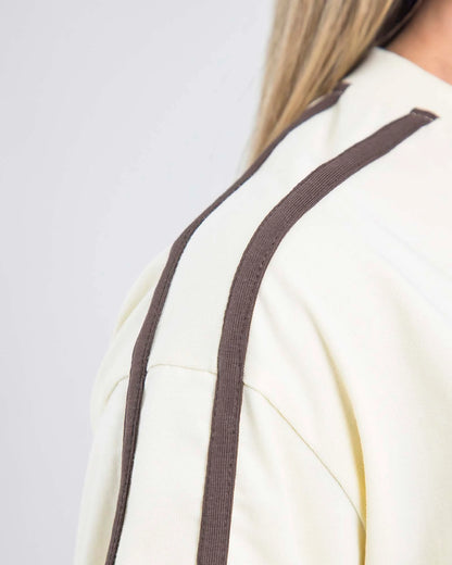 Camiseta Overside Amarillo Fiber