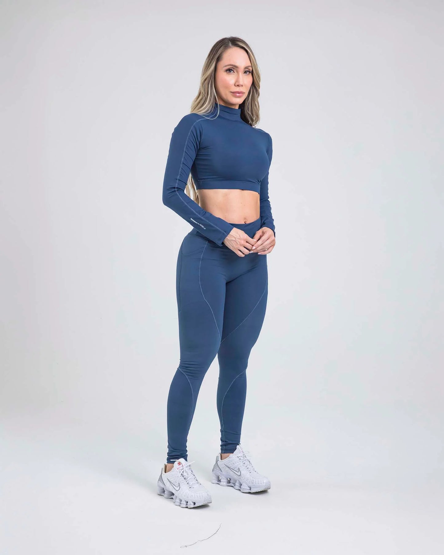 Leggings Azul Fiber