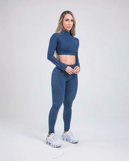Leggings Azul Fiber