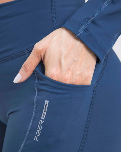 Leggings Azul Fiber