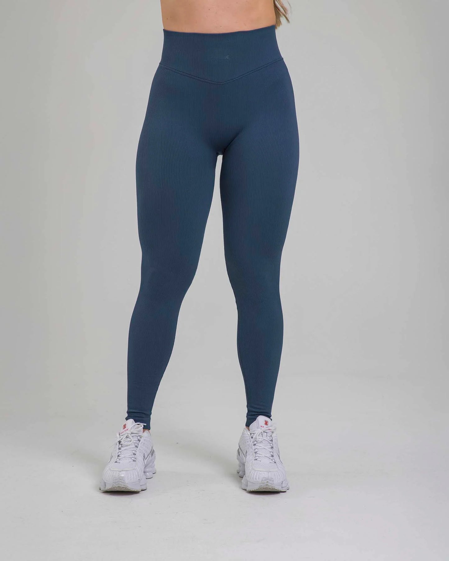 Leggings Seamless Azul Fiber