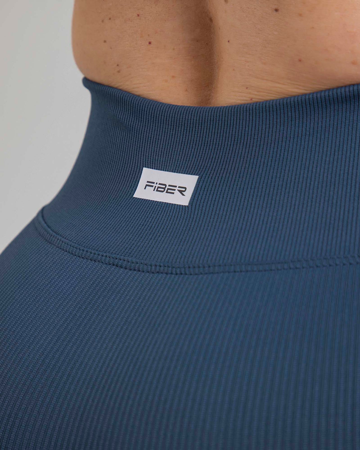 Leggings Seamless Azul Fiber