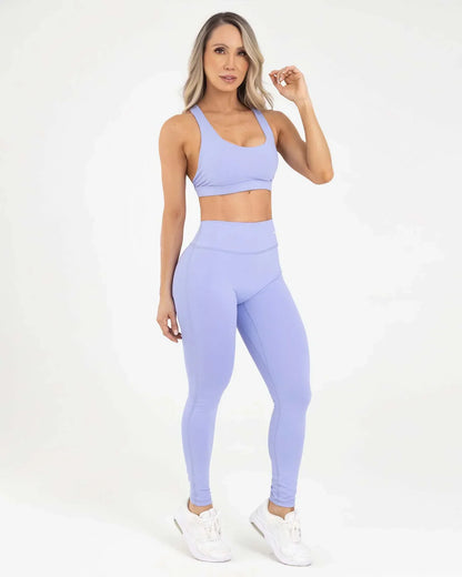 Leggings Azul Fiber